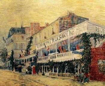 Vincent Van Gogh : Restaurant de la Sirene at Asnieres III